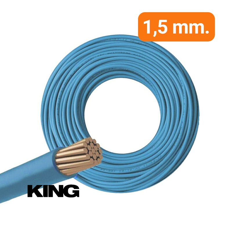 Cable Unipolar 1,5mm King Rollo 100 mts
