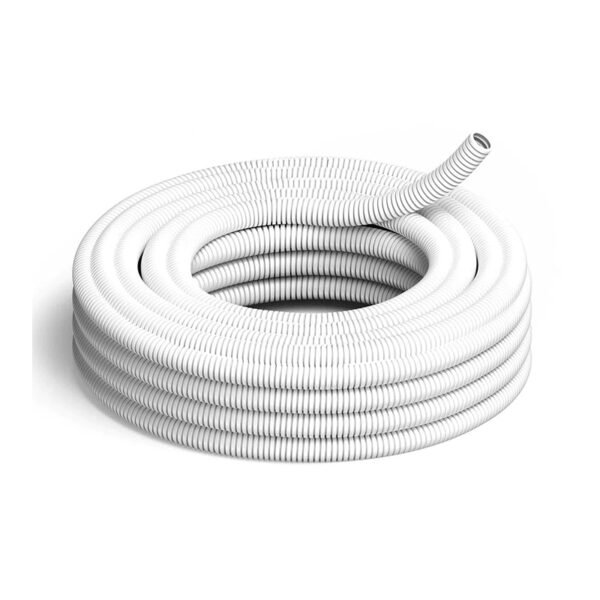 Corrugado Semipesado Blanco 1 1/4" de pulgada x 25 metros (x 6 unidades)